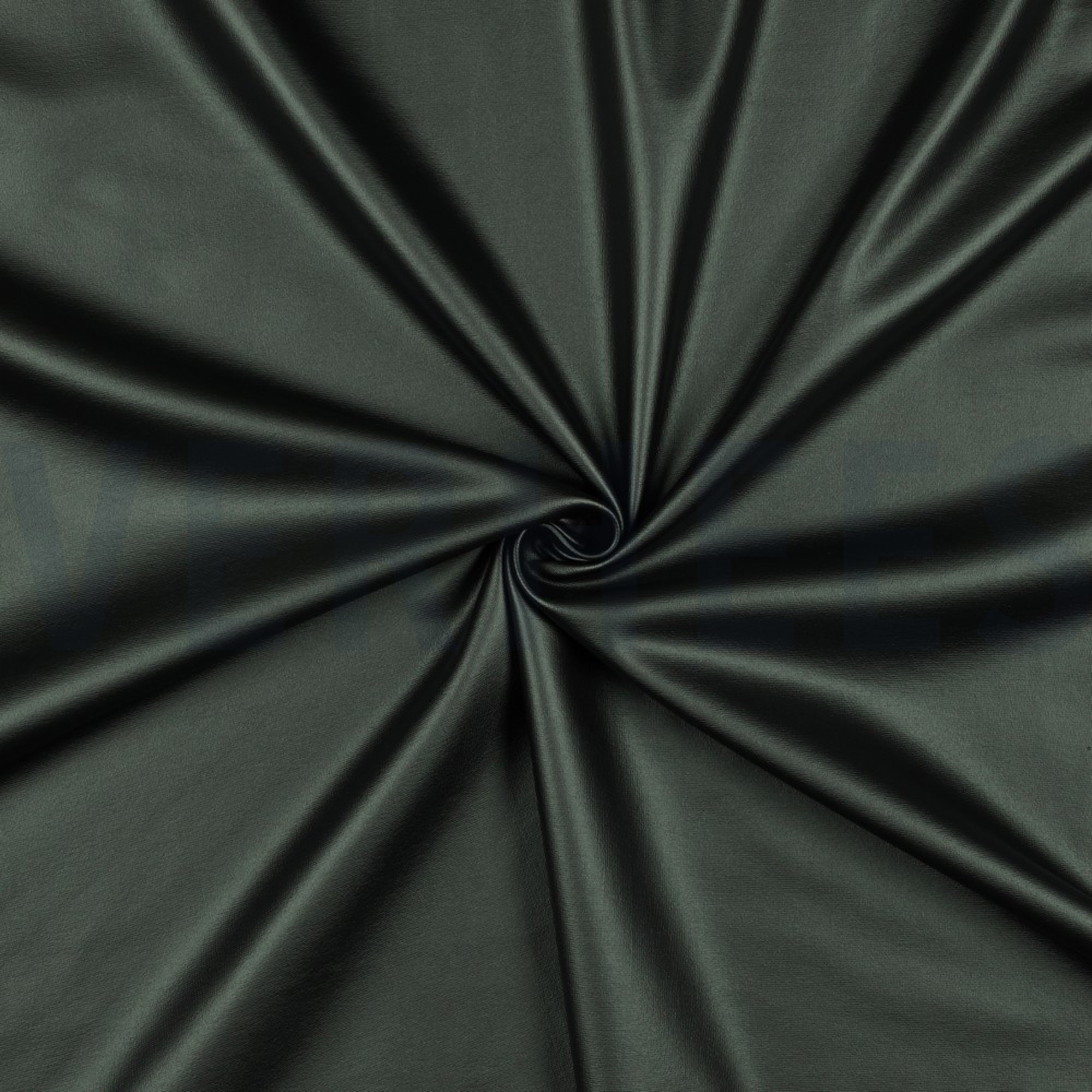 FAUX LEATHER SOFT STRETCH METALLIC GREEN/ BLACK (high resolution) #2