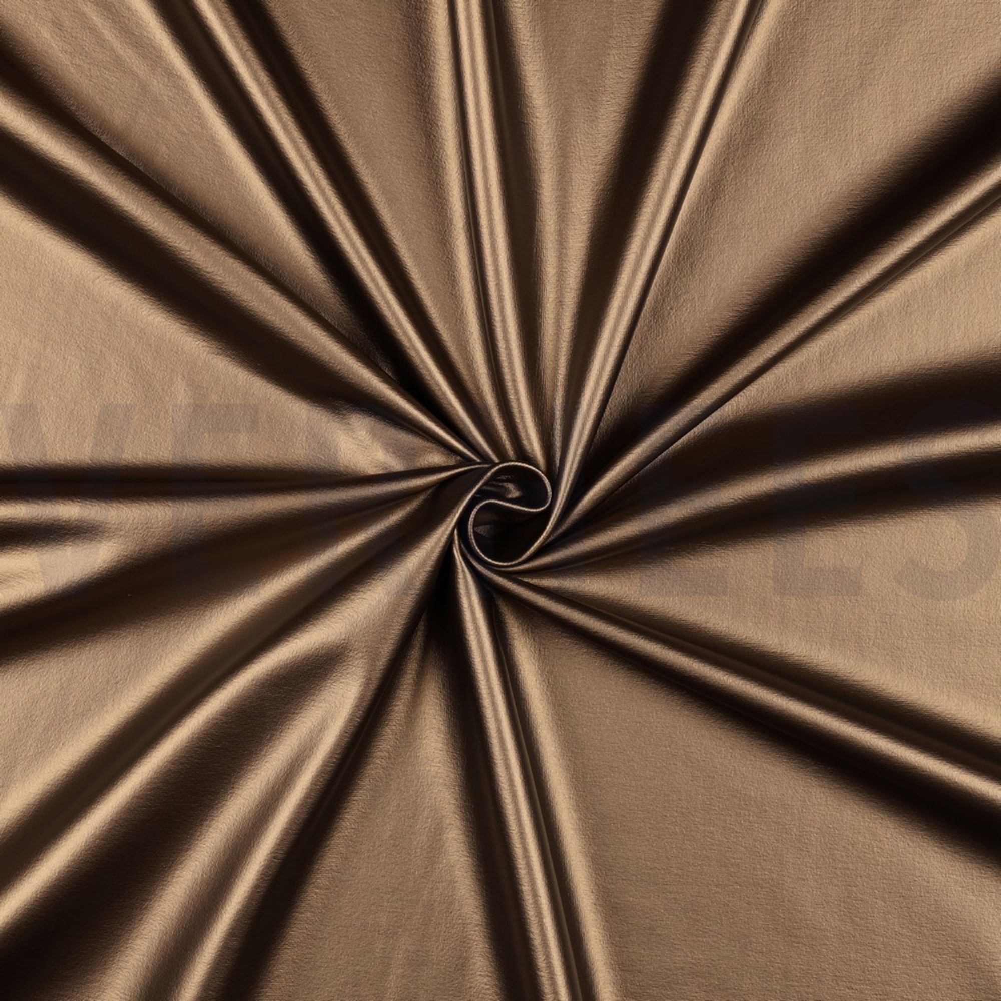 FAUX LEATHER SOFT STRETCH METALLIC BRONZE/BLACK (high resolution) #2
