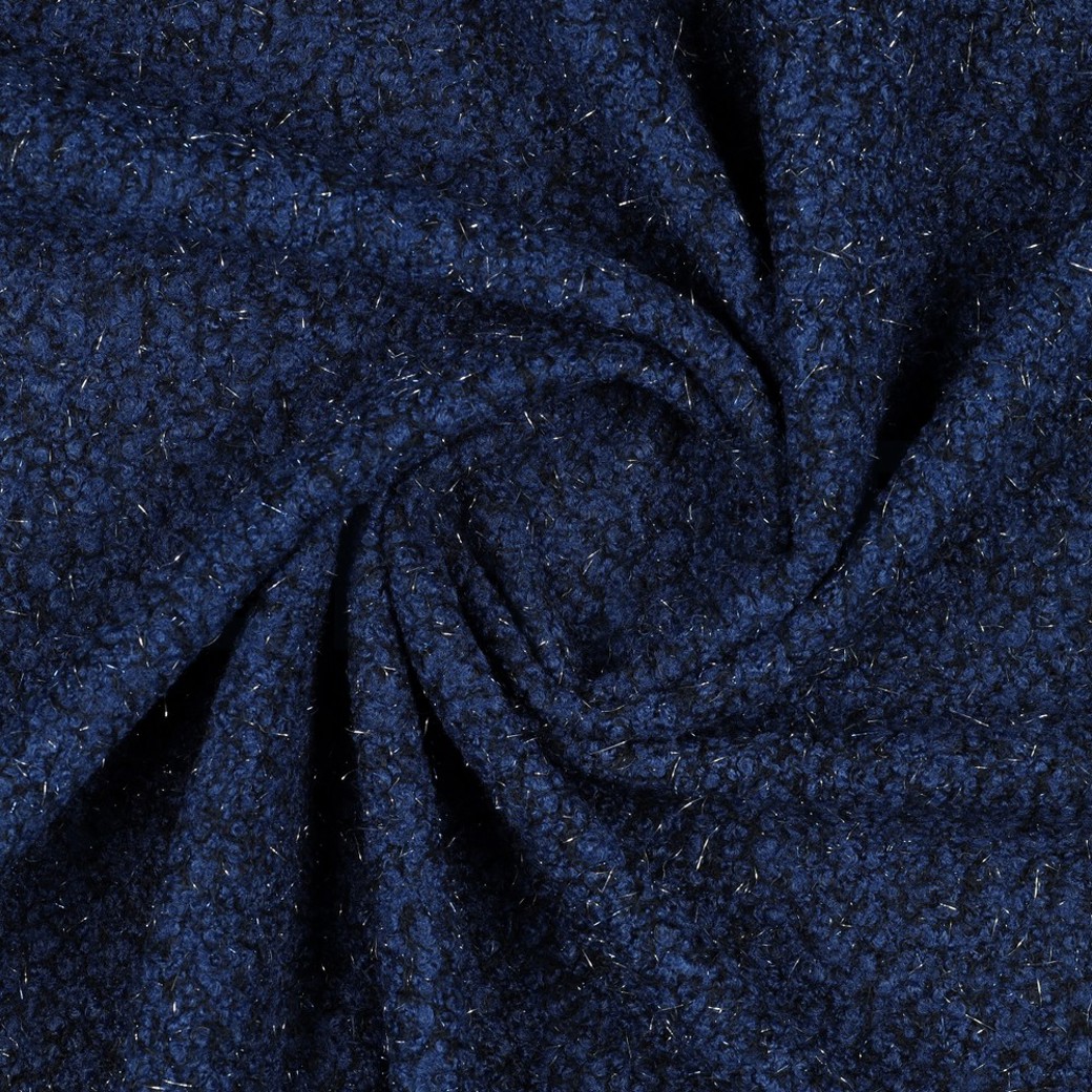 BOUCLE LUREX NAVY #2