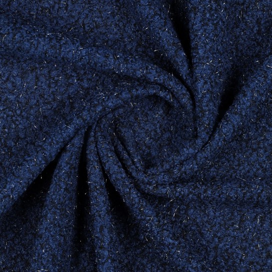 BOUCLÉ LUREX MARINEBLAUW #7