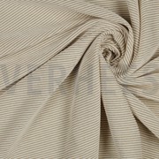 KNITTED JACQUARD LUREX STRIPE ECRU  (thumbnail) #2