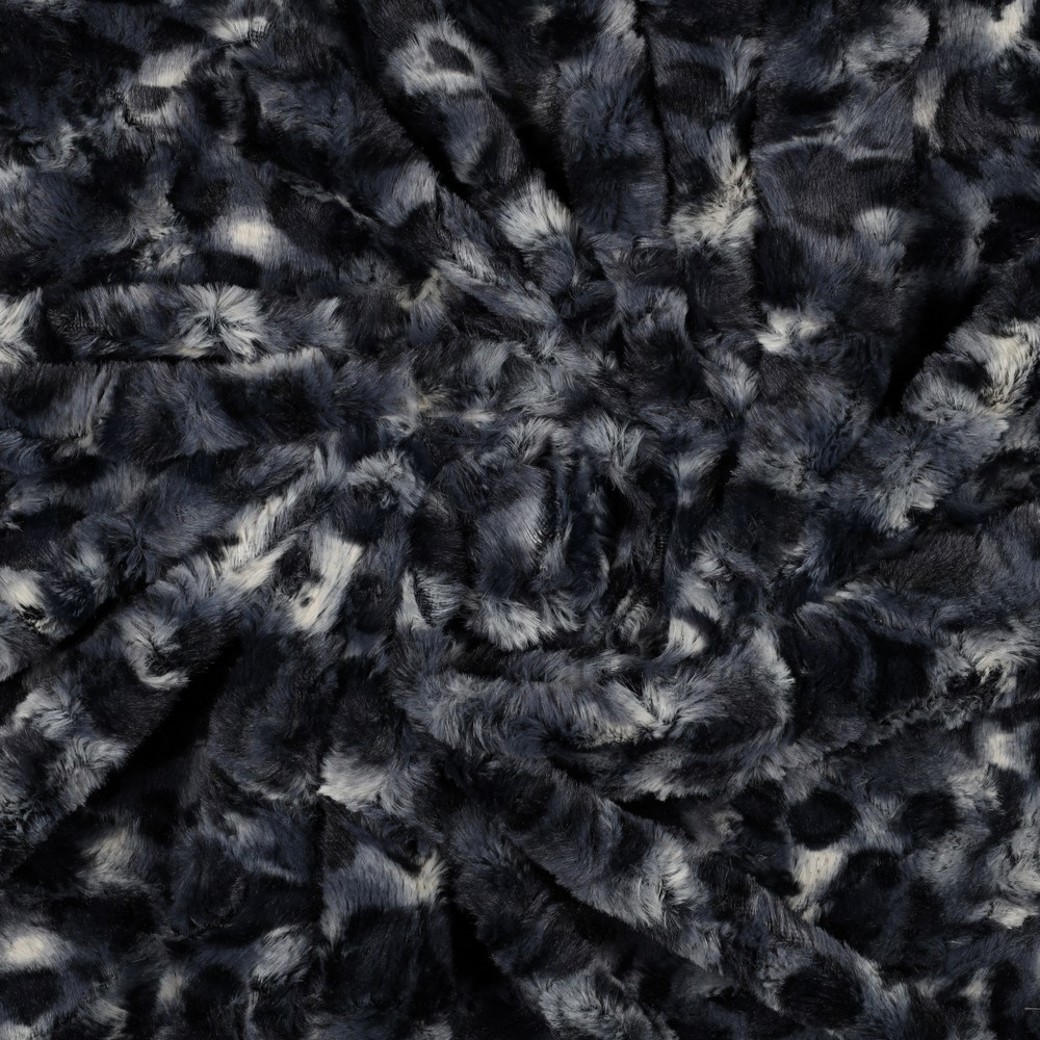 FAUX FUR ANIMAL NAVY #2