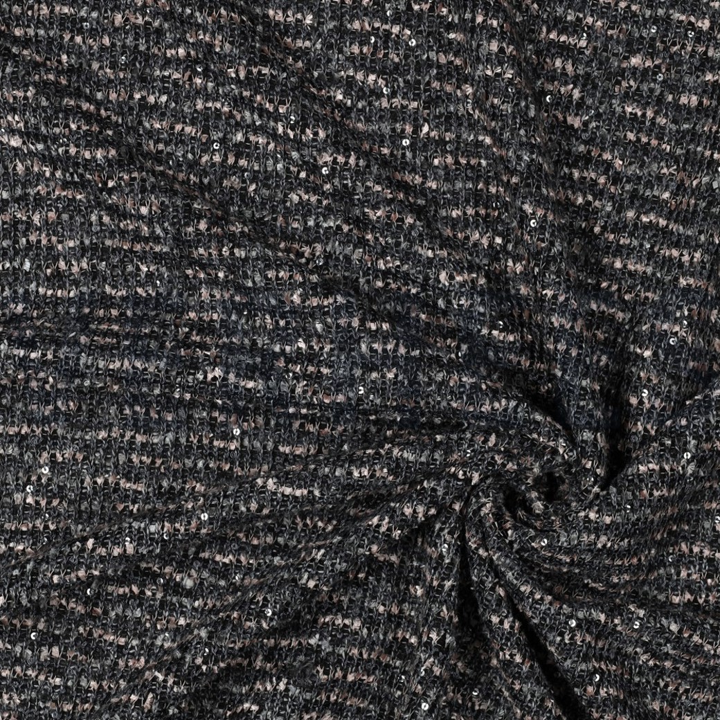 KNIT WITH SPANGLE POWDER GREY #2