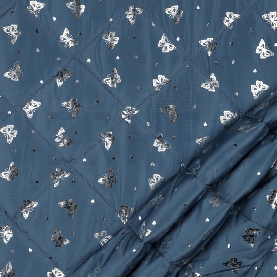 STEPPED SILVER BUTTERFLY PETROL #7