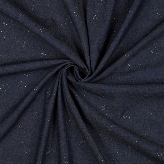 JEANS GLITTER SMALL DOTS INDIGO #7