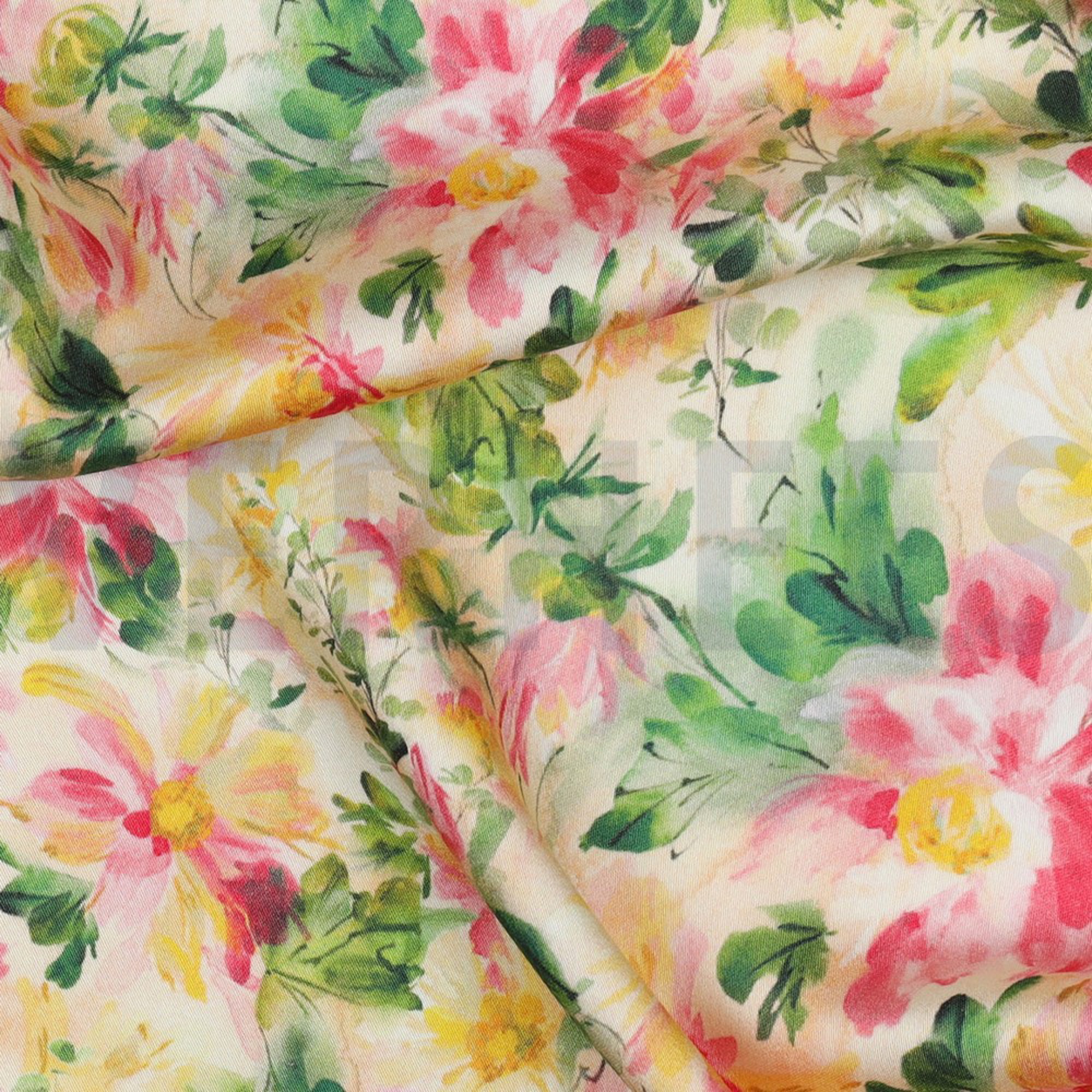 VISCOSE SATIN DIGITAL FLOWERS MULTICOLOUR (high resolution) #2