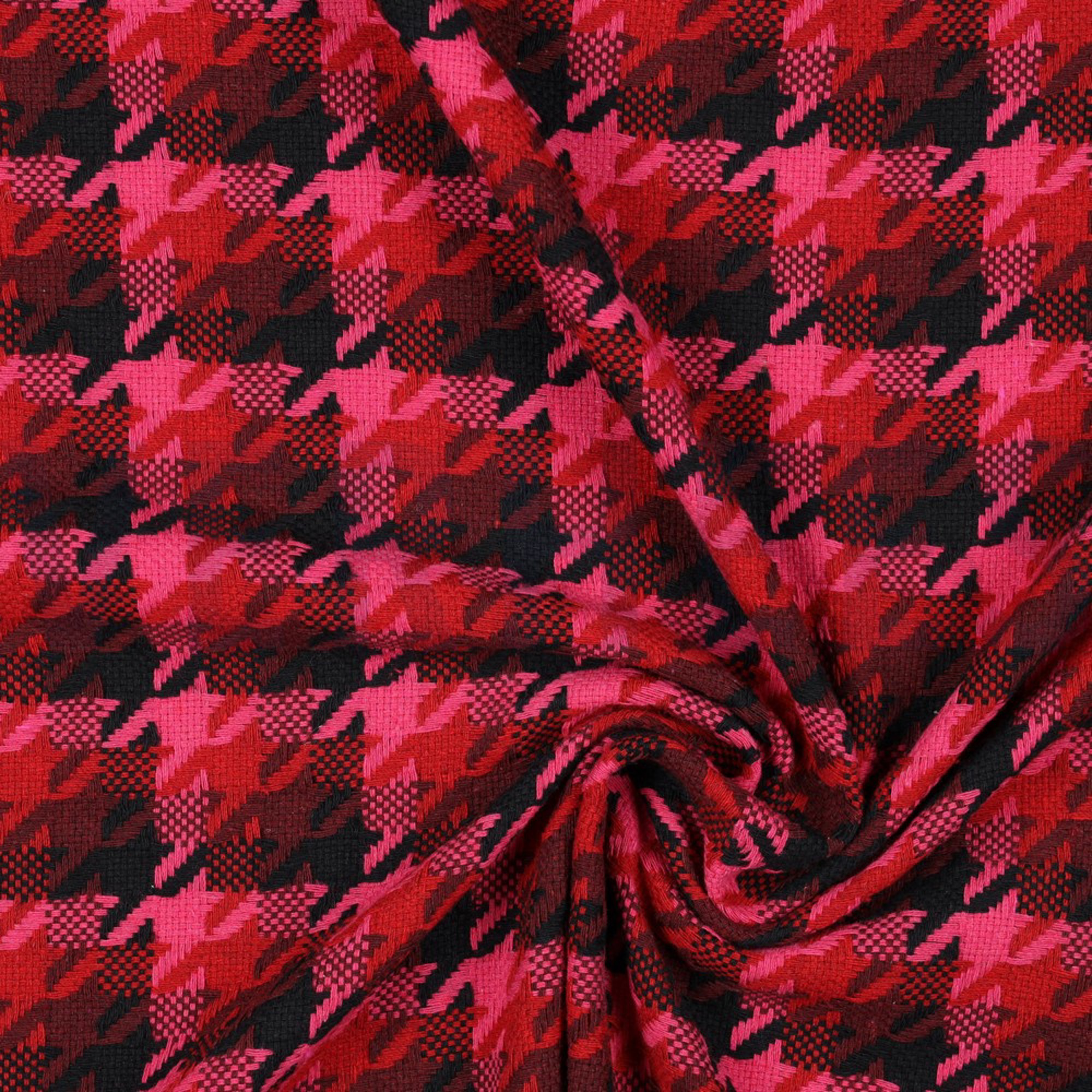 PIED DE POULE CERISE (high resolution) #2