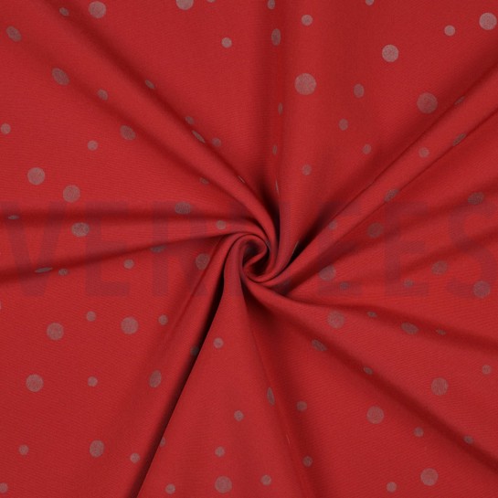 SOFTSHELL REFLECTIVE DOTS ROUGE #7