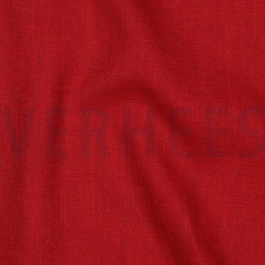 LEINEN GEWASCHEN 230 GM2 DUNKELROT #7
