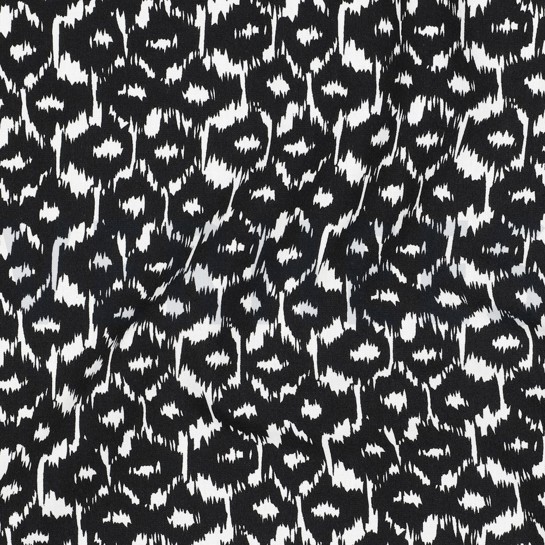 VISKOSE RADIANCE ABSTRAKT SCHWARZ #7