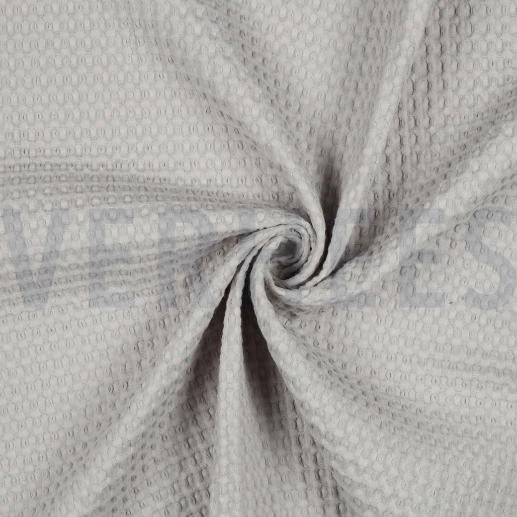 COTTON WAFFLE BIG LIGHT GREY #2