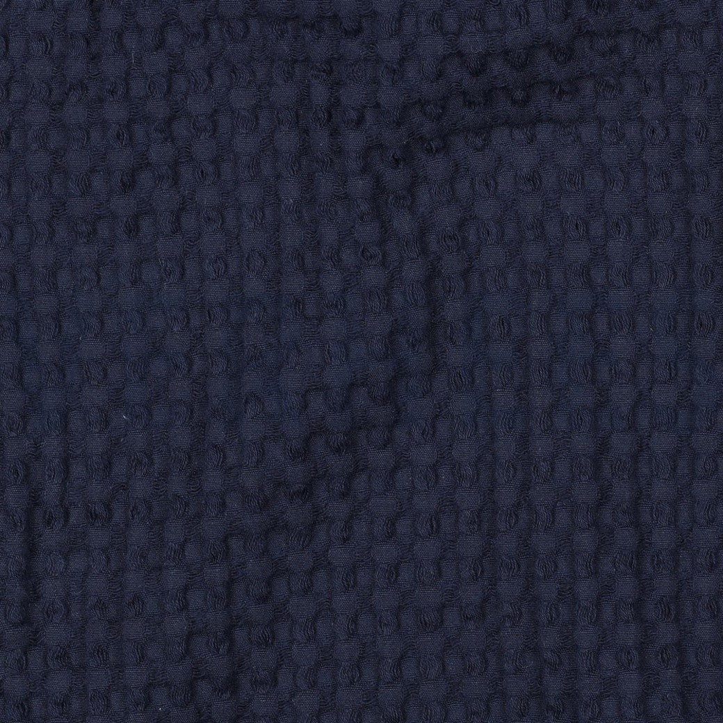 COTTON WAFFLE BIG NAVY #2