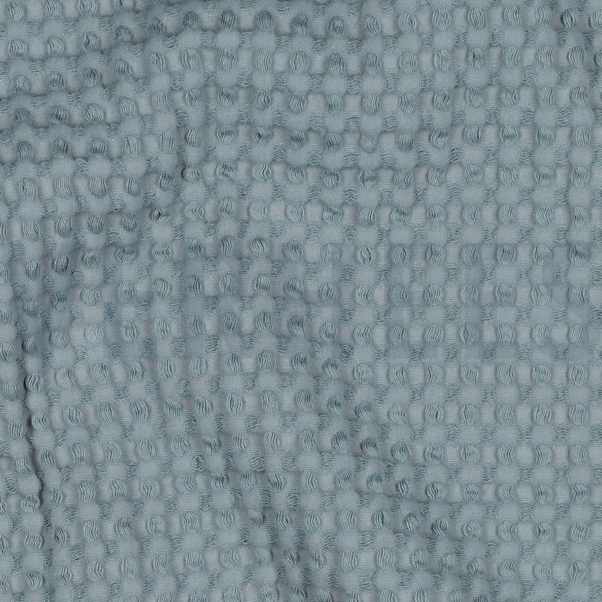 COTTON WAFFLE BIG PALE TURQUOISE (high resolution) #2