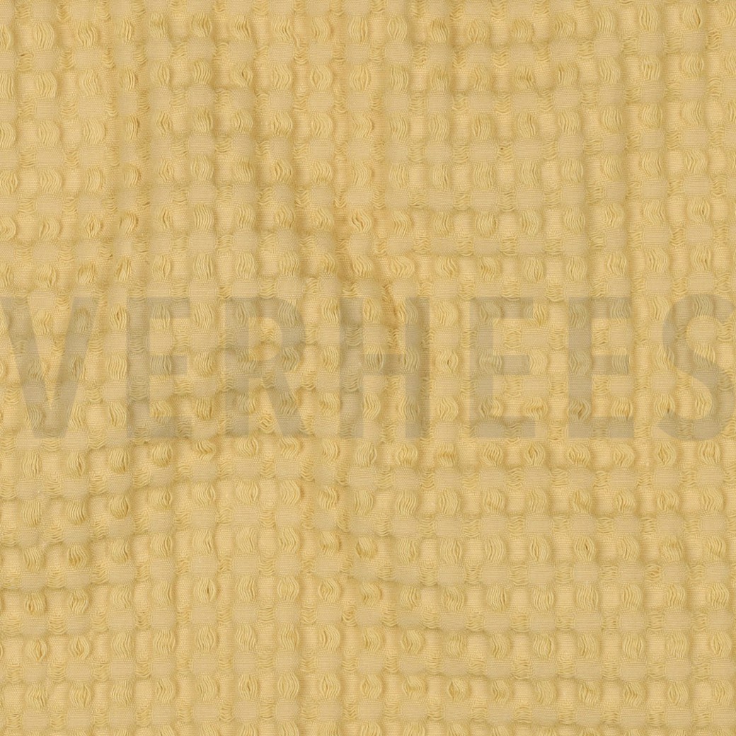 COTTON WAFFLE BIG SOFT YELLOW #2