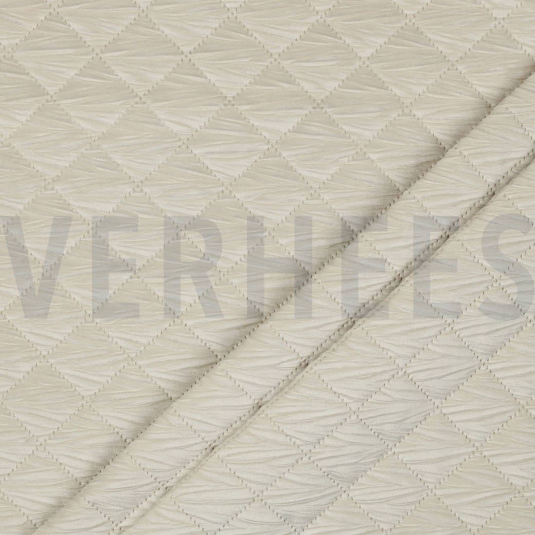STEPPED VELVET ECRU #2