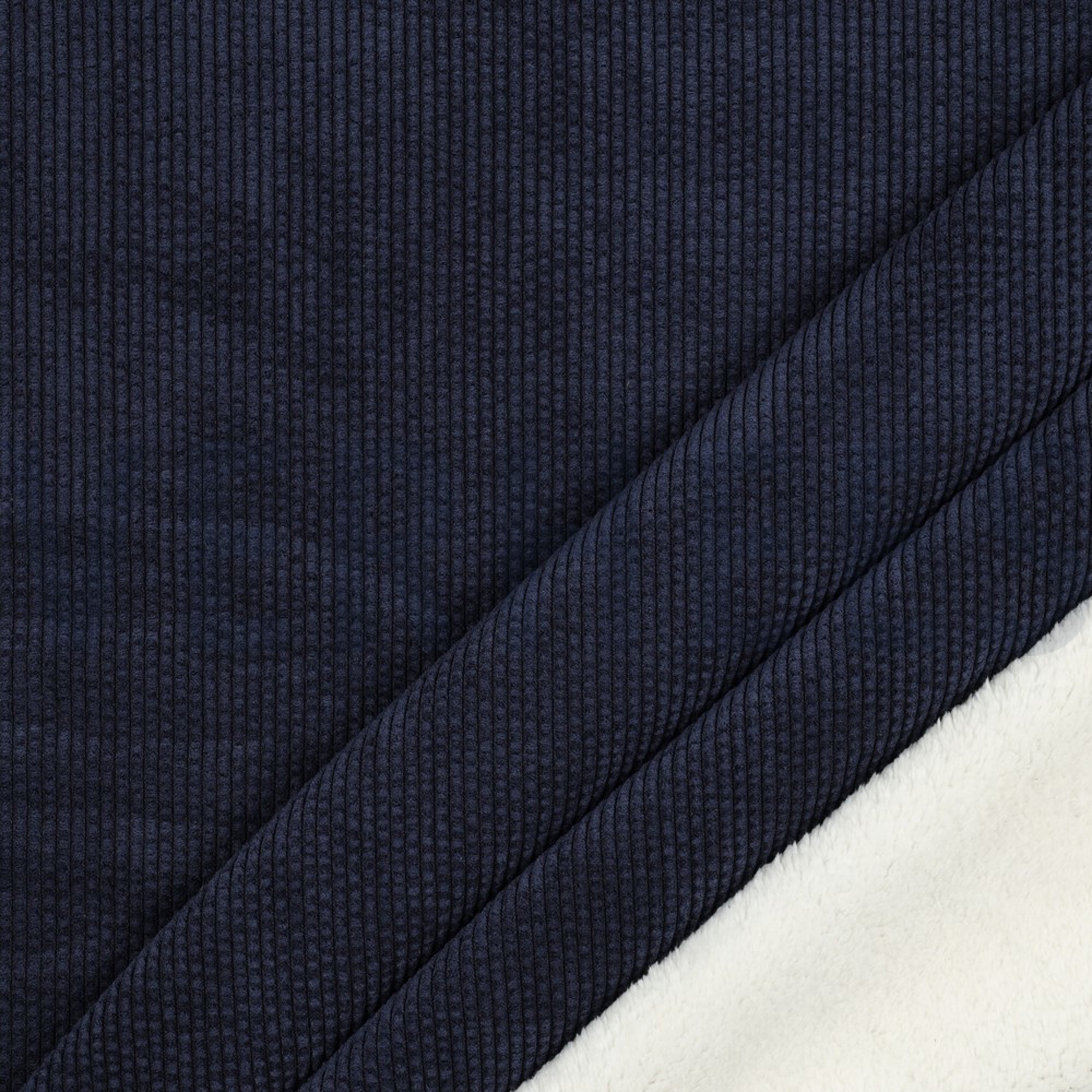 FAUX FUR CORDUROY NAVY (high resolution) #2