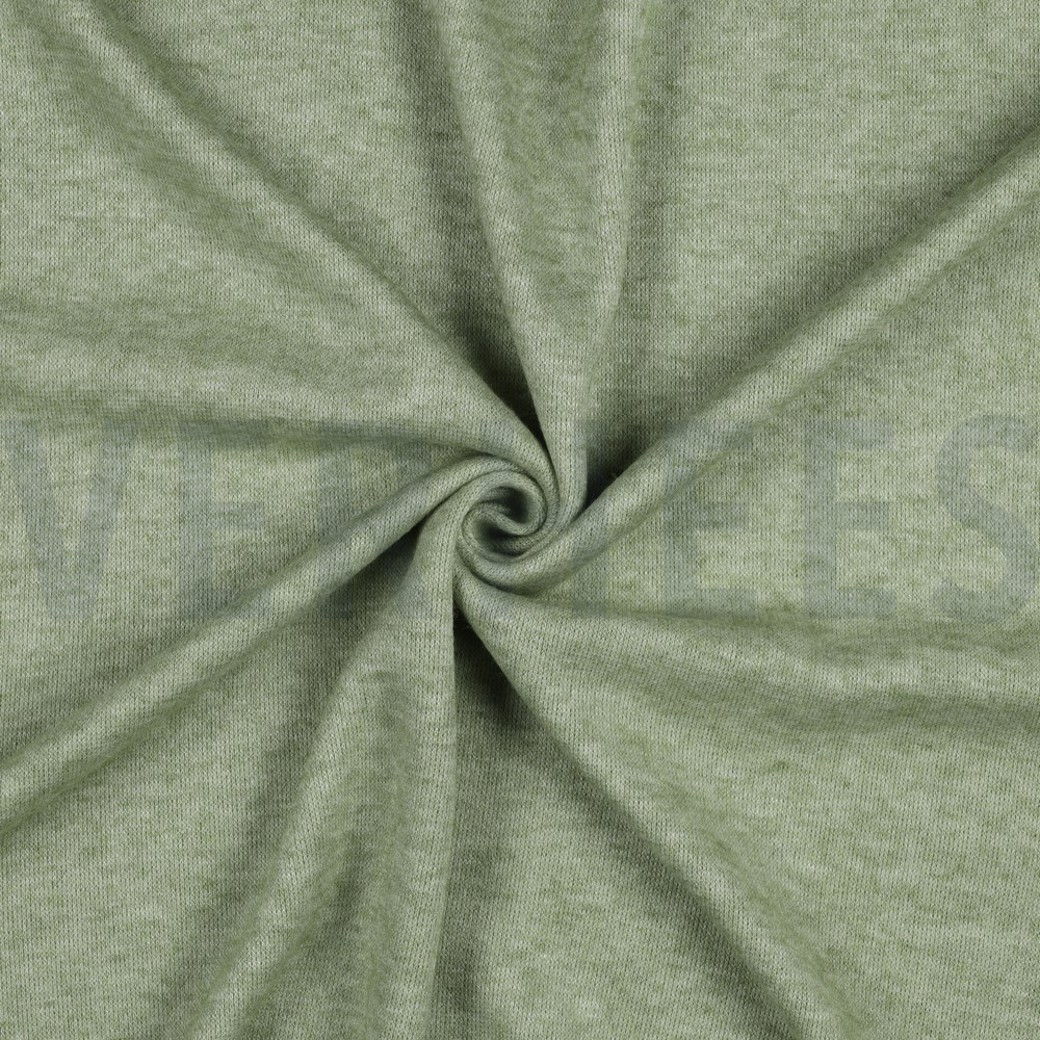 KNITTED MELANGE LIME MELANGE #2