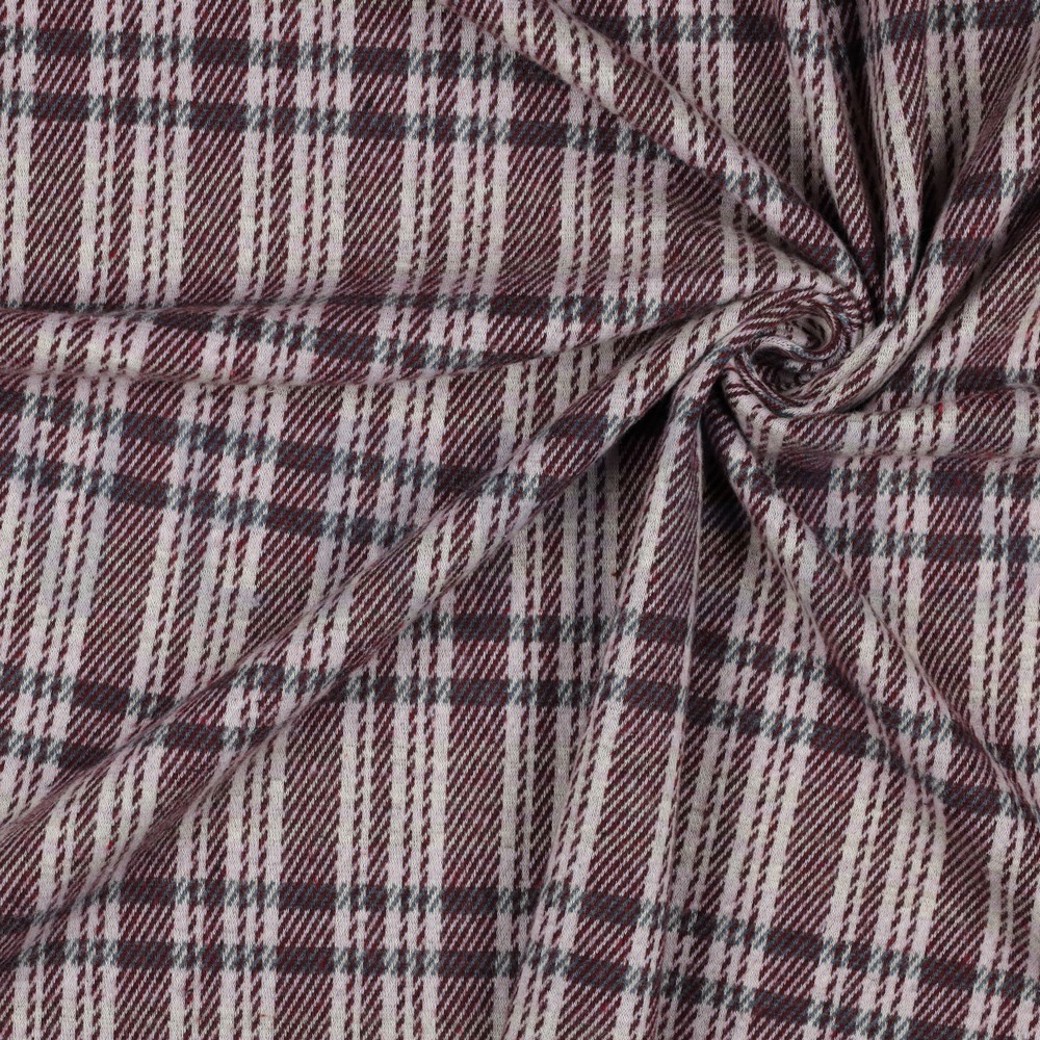 JACQUARD CHECK LILAC #2