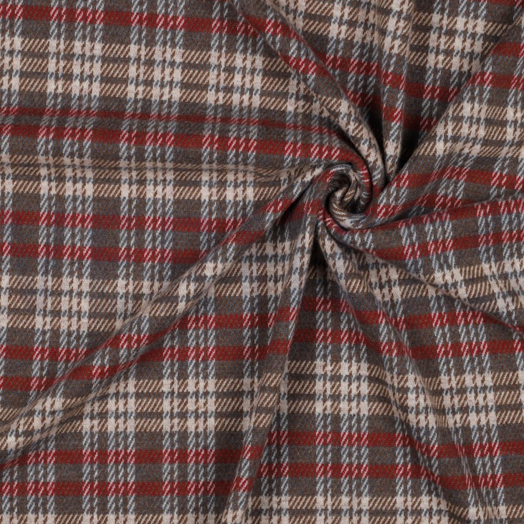 JACQUARD CHECK TAUPE #2