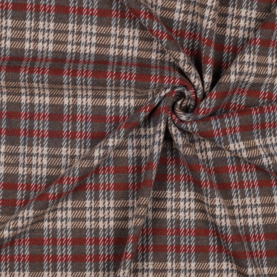 JACQUARD CARREAUX TAUPE #7