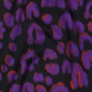 VISCOSE SATIN DIGITAL ANIMAL SKIN BLACK (thumbnail) #2