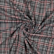 KNITTED JACQUARD BLACK/WHITE/PINK (thumbnail) #2
