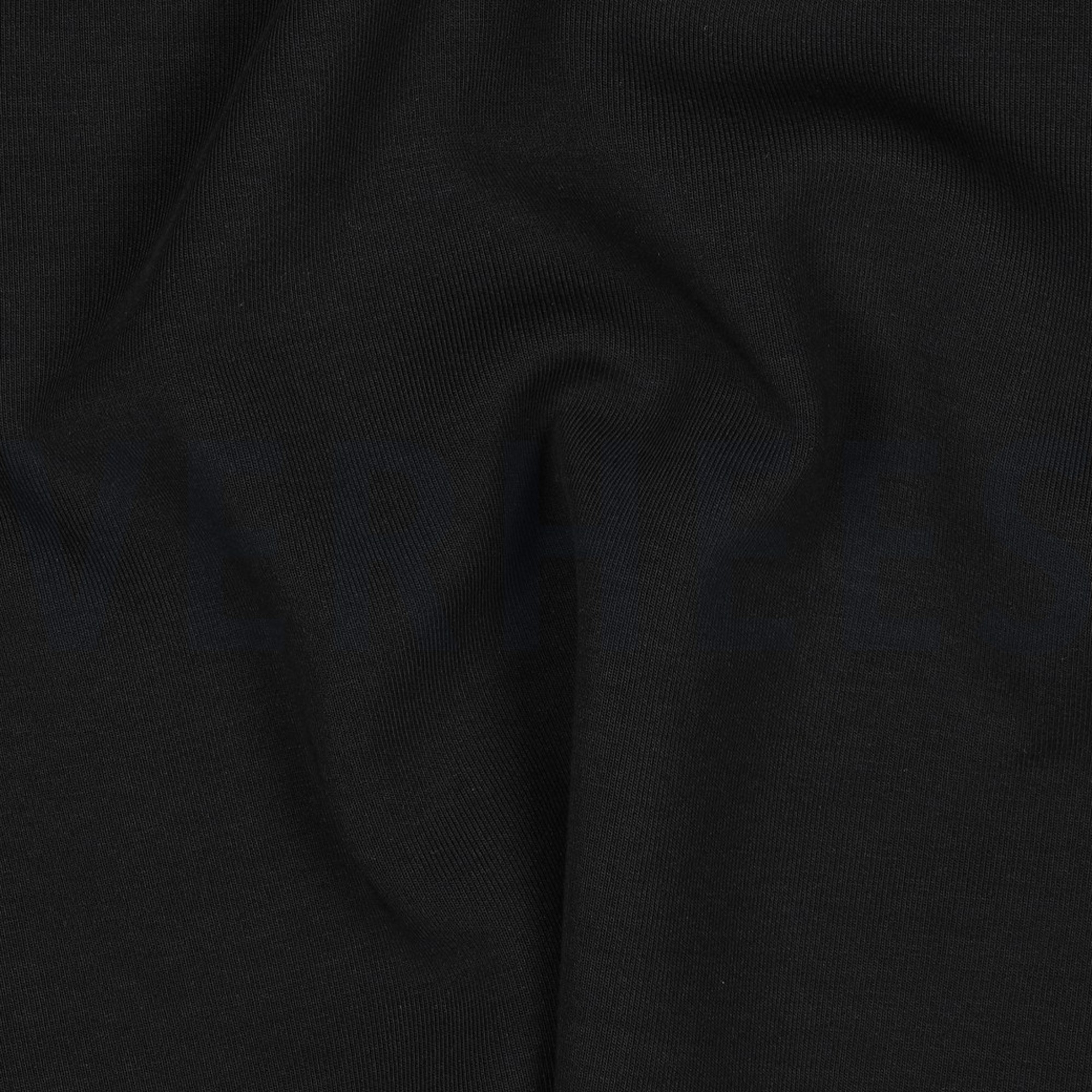 COTTON INTERLOCK JERSEY BLACK (high resolution) #2