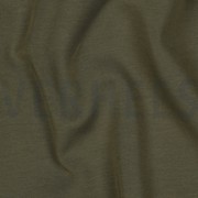 COTTON INTERLOCK JERSEY ARMY GREEN (thumbnail) #2