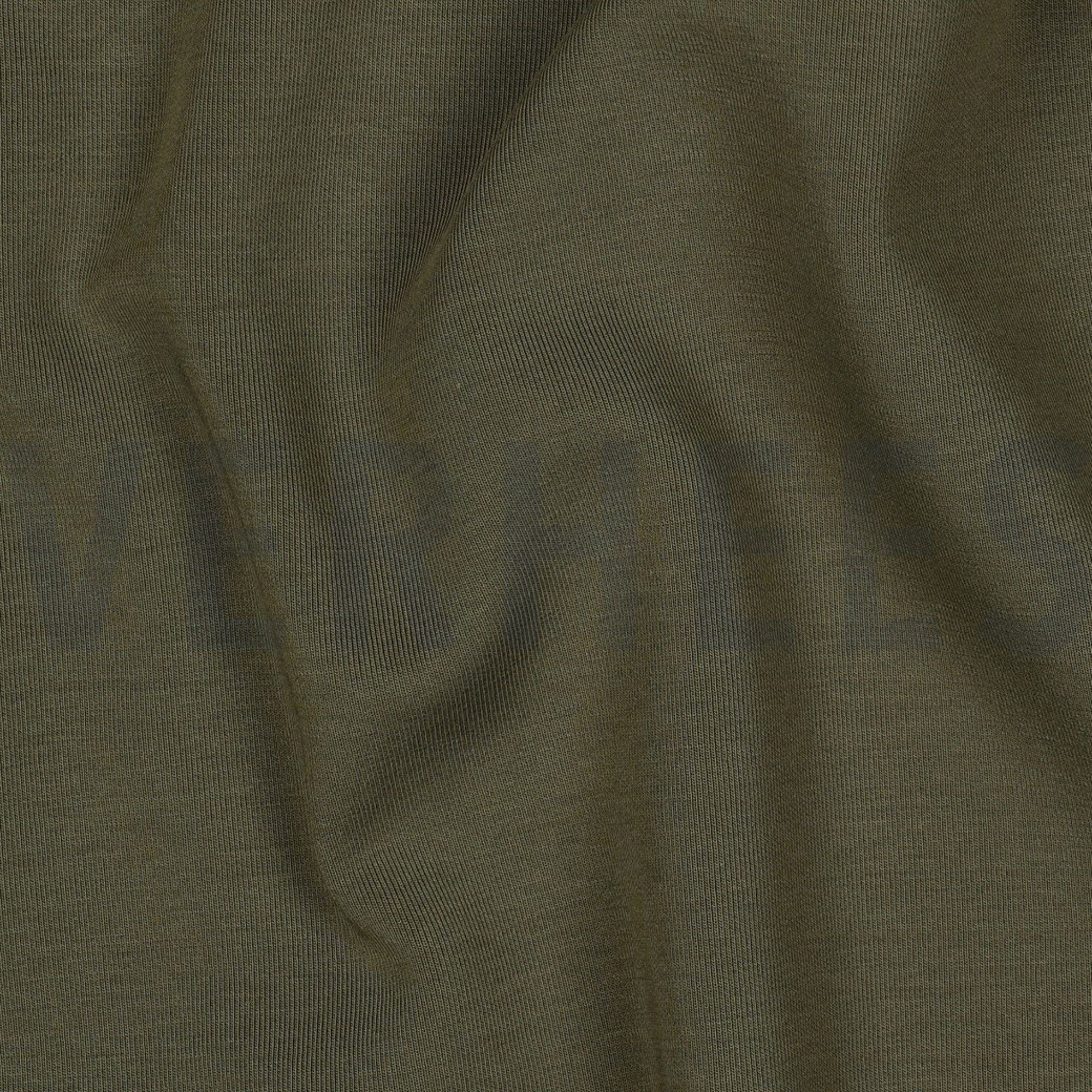 COTTON INTERLOCK JERSEY ARMY GREEN (high resolution) #2