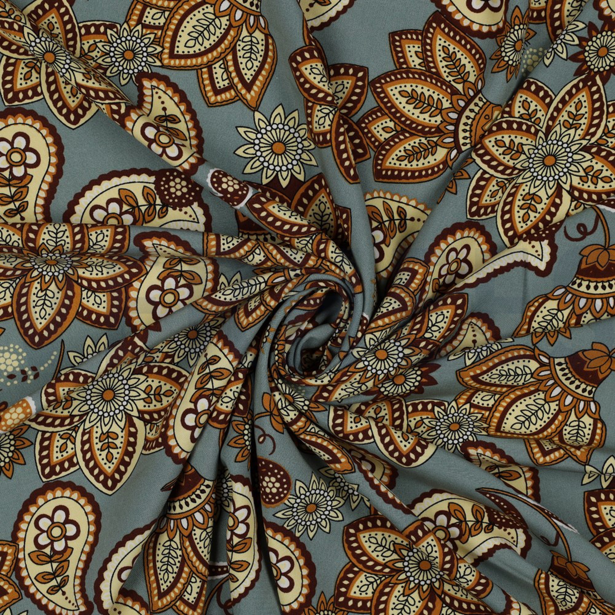 RADIANCE PAISLEY OLD GREEN (high resolution) #2