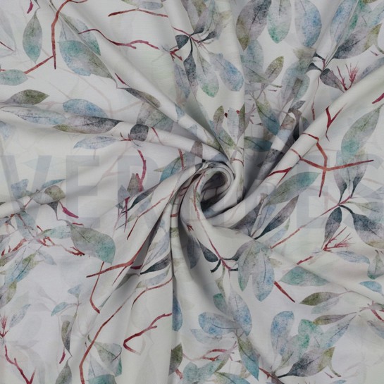 VISCOSE RADIANCE DIGITAAL BLOEMEN ECRU #7