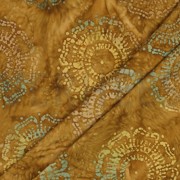 UNIQUE CRAFTED BATIK COTTON OCHRE (thumbnail) #2