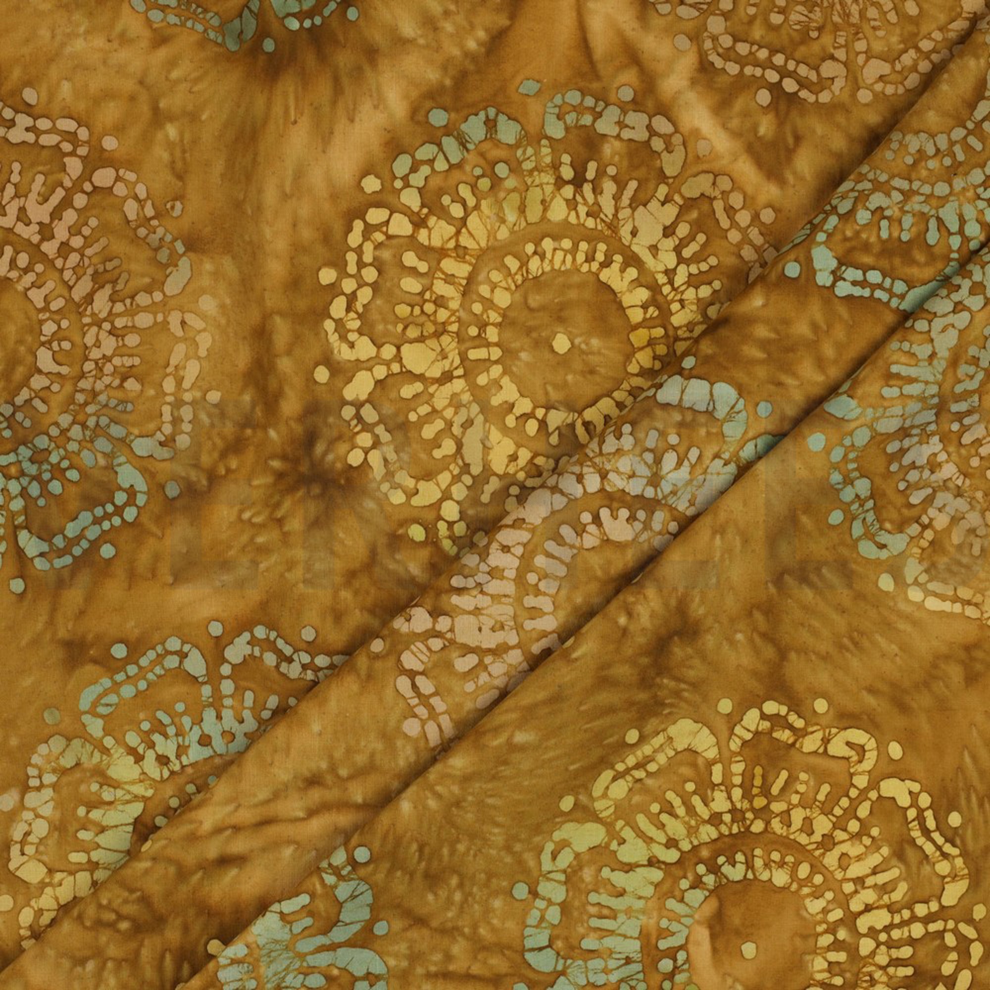 UNIQUE CRAFTED BATIK COTTON OCHRE (high resolution) #2
