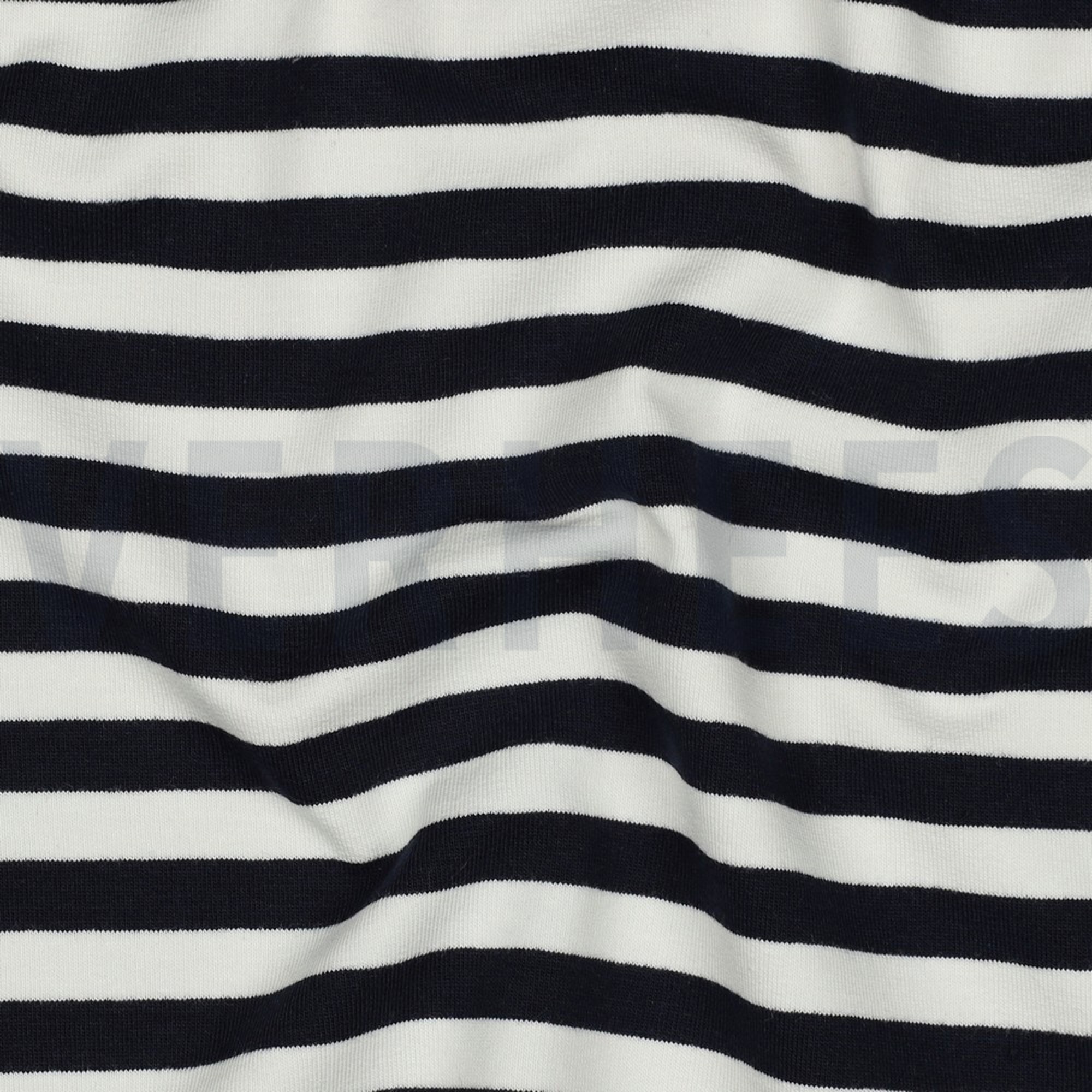 FRENCH TERRY YARN DYED STRIPES NAVY / OFF WHITE (high resolution) #2