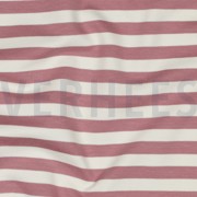 FRENCH TERRY YARN DYED STRIPES DARK ROSE (thumbnail) #2
