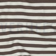 FRENCH TERRY YARN DYED STRIPES TAUPE (thumbnail) #2