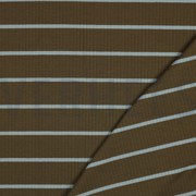 RIB YARN DYED STRIPES ARMY GREEN / MINT (thumbnail) #2
