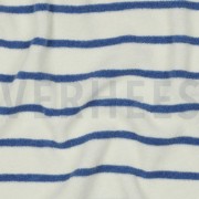 COTTON TOWELLING YARN DYED STRIPES ECRU / LIGHT BLUE (thumbnail) #2