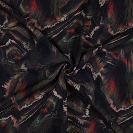 VISKOSE RADIANCE DIGITAL ABSTRAKT MEHRFARBIG #7