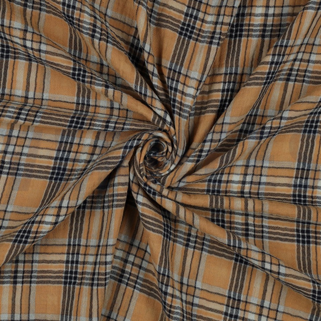 DOUBLE GAUZE CHECK 2-SIDE MULTICOLOUR #2