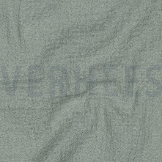 DOUBLE GAUZE 160CM GROEN #7