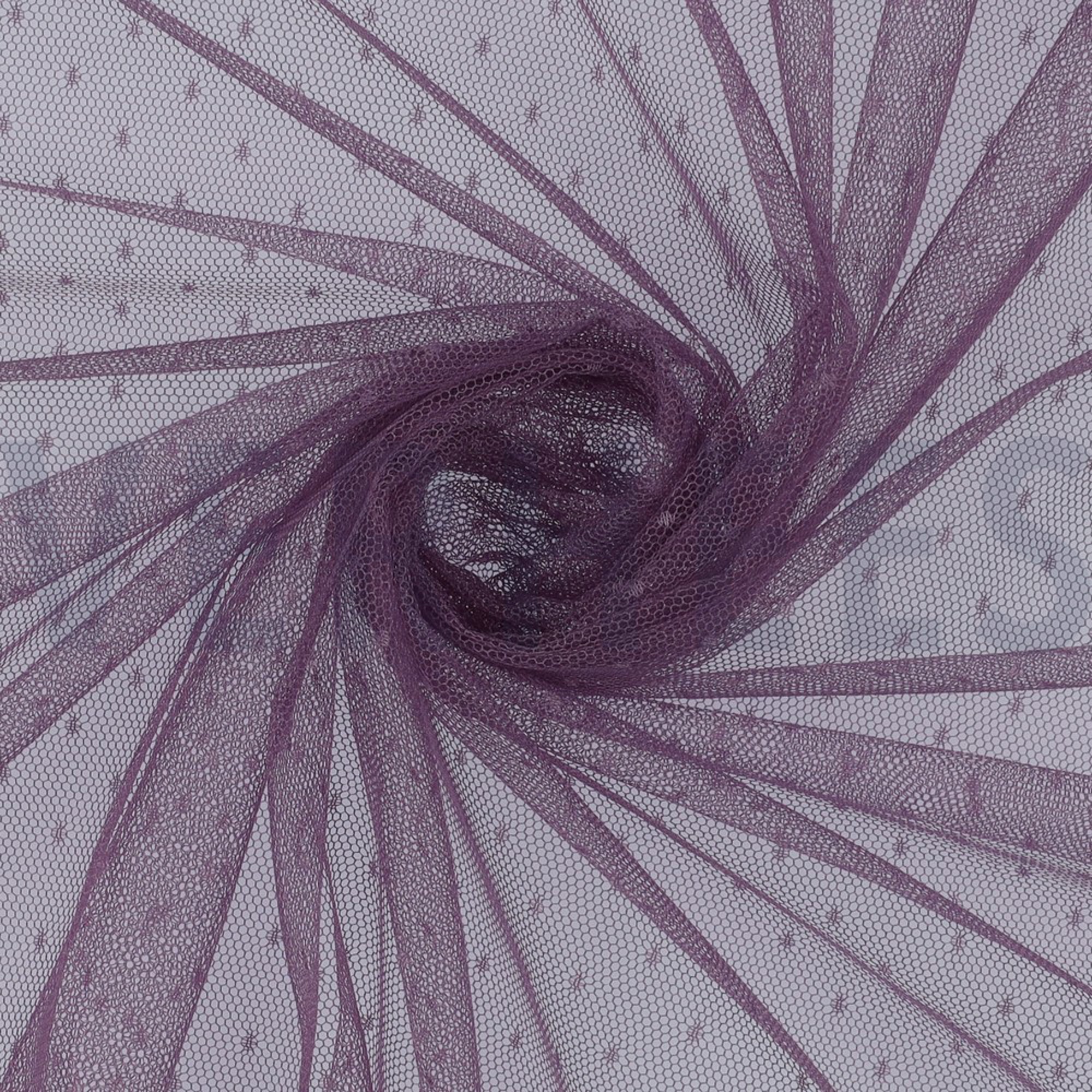 FINE TULE DOT LILAC (high resolution) #2