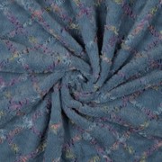 FAUX FUR WITH TULE MULTI COLOUR BLUE SHADOW (thumbnail) #2