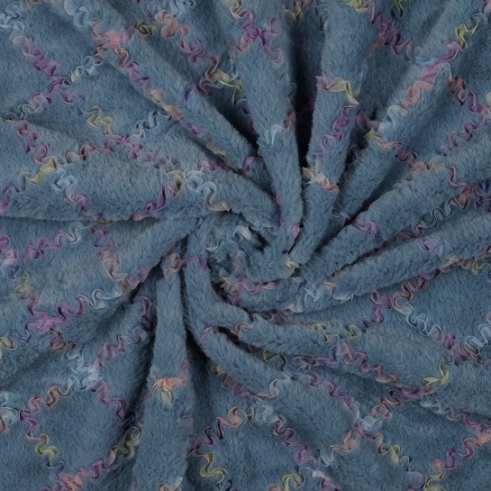 IMITATIEBONT MET TULE MULTIKLEUR SCHADUWBLAUW #7