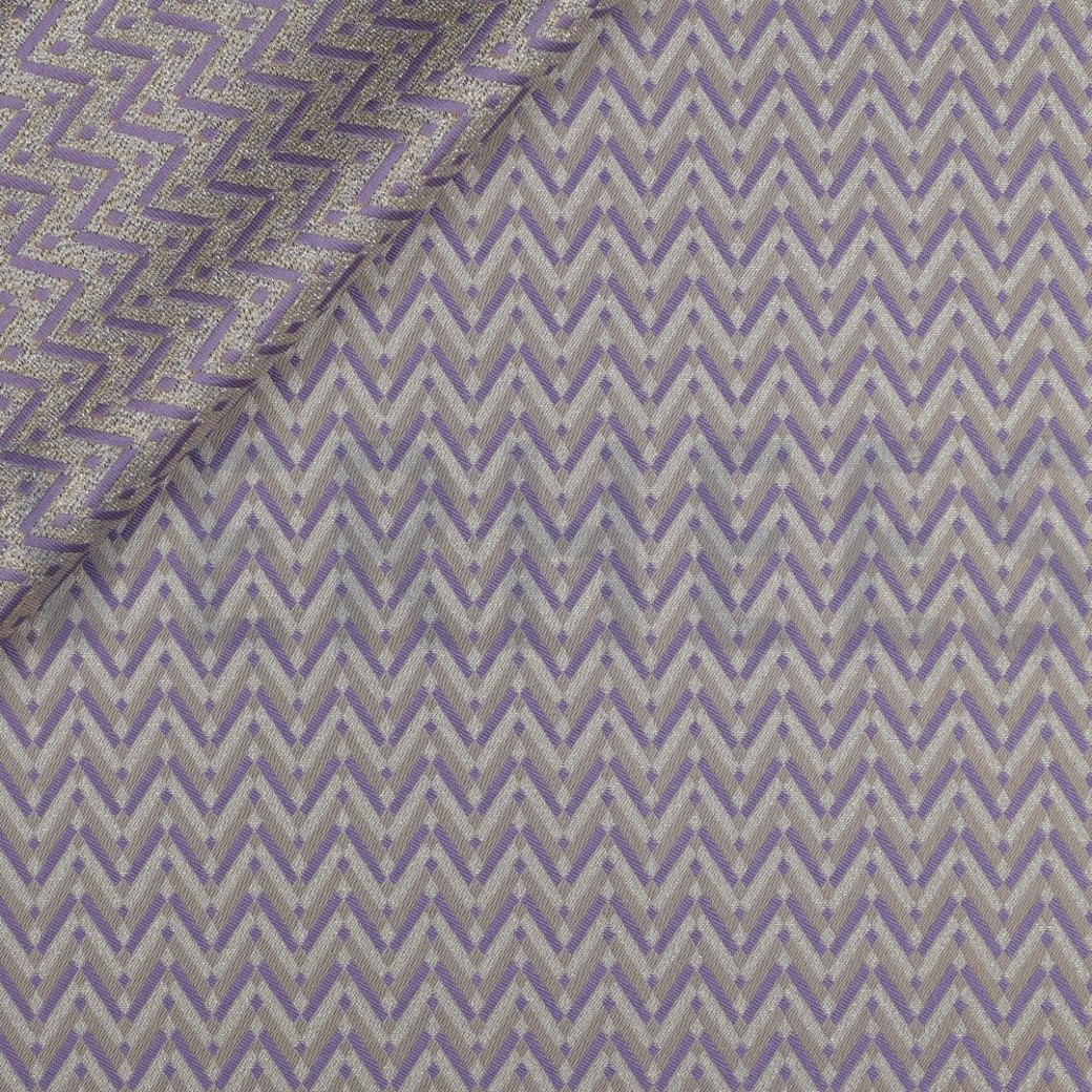 JACQUARD GRAPHIC LILAC BEIGE #2
