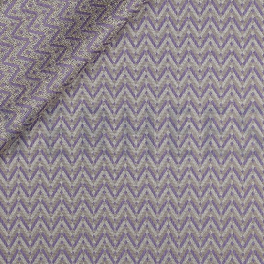 JACQUARD GRAPHIC LILAC BEIGE #7
