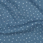 DOUBLE GAUZE LITTLE DOTS BLUE (thumbnail) #2
