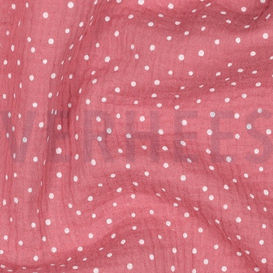 MUSSELIN KLEINE PUNKTE BLUSH #7