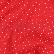 DOUBLE GAUZE LITTLE DOTS RED (thumbnail) #2