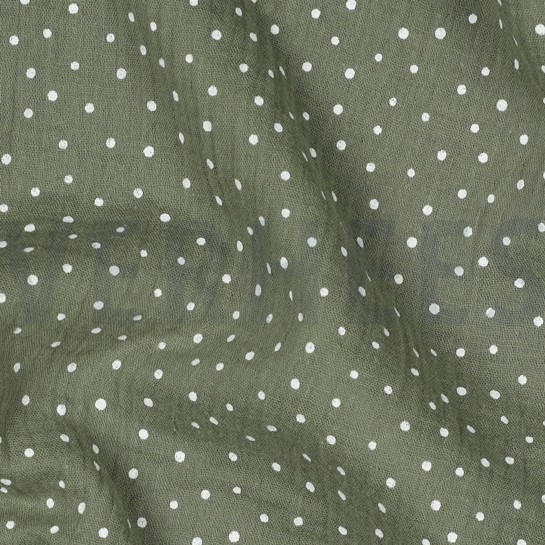 DOUBLE GAUZE LITTLE DOTS PICKLE #7